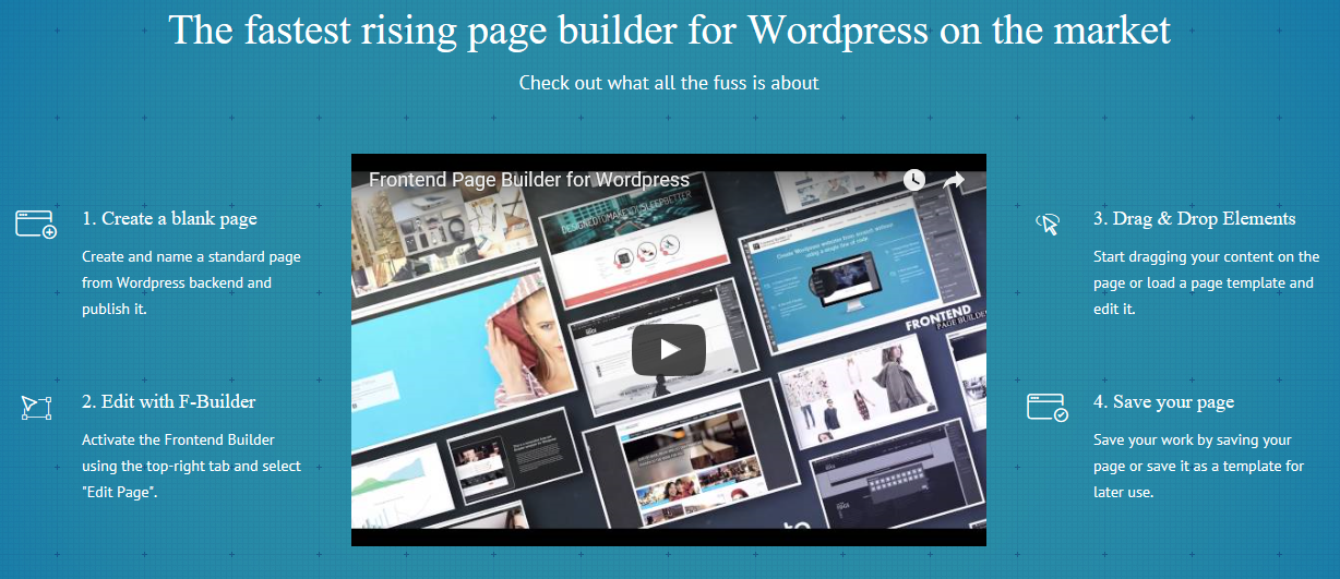 Frontend Builder homepage