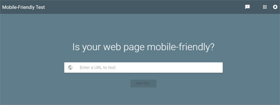 Google Mobile Friendly Test
