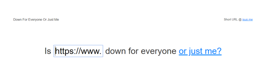 Website is down - Is it down