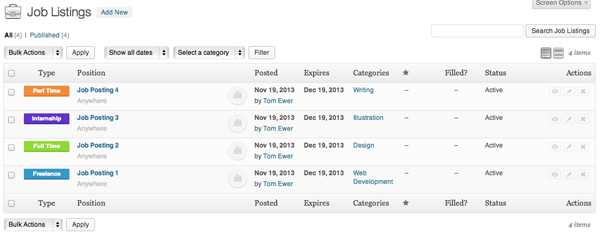 Job Listings Job Listings