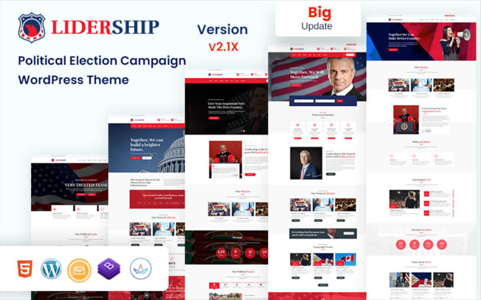 Lidership Political WordPress Theme