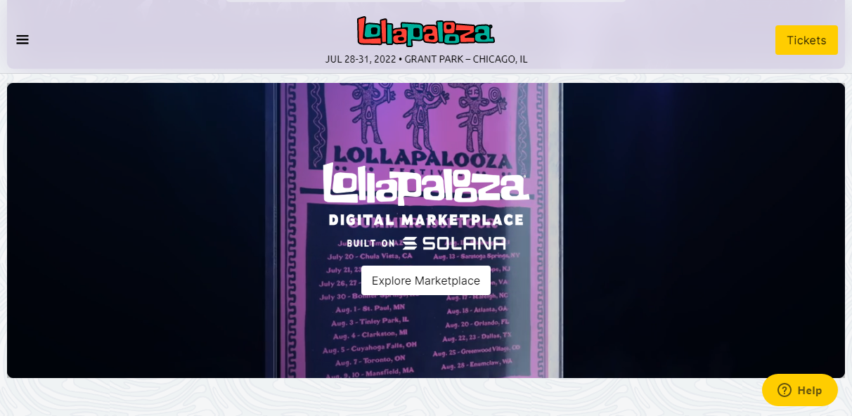 big brands that use wordpress lollapalooza