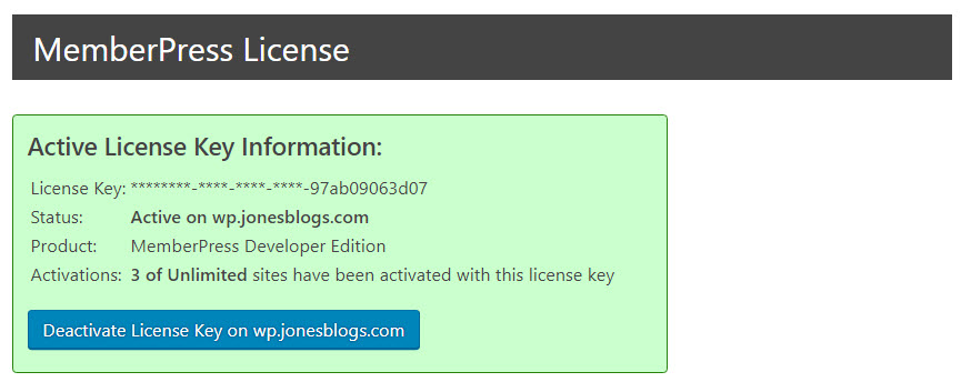 MemberPress License