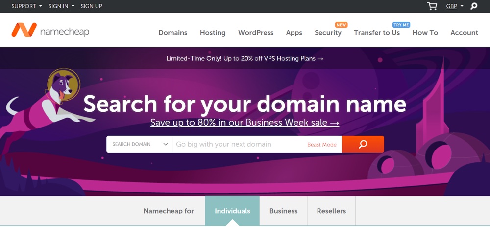 Namecheap Domain Registration