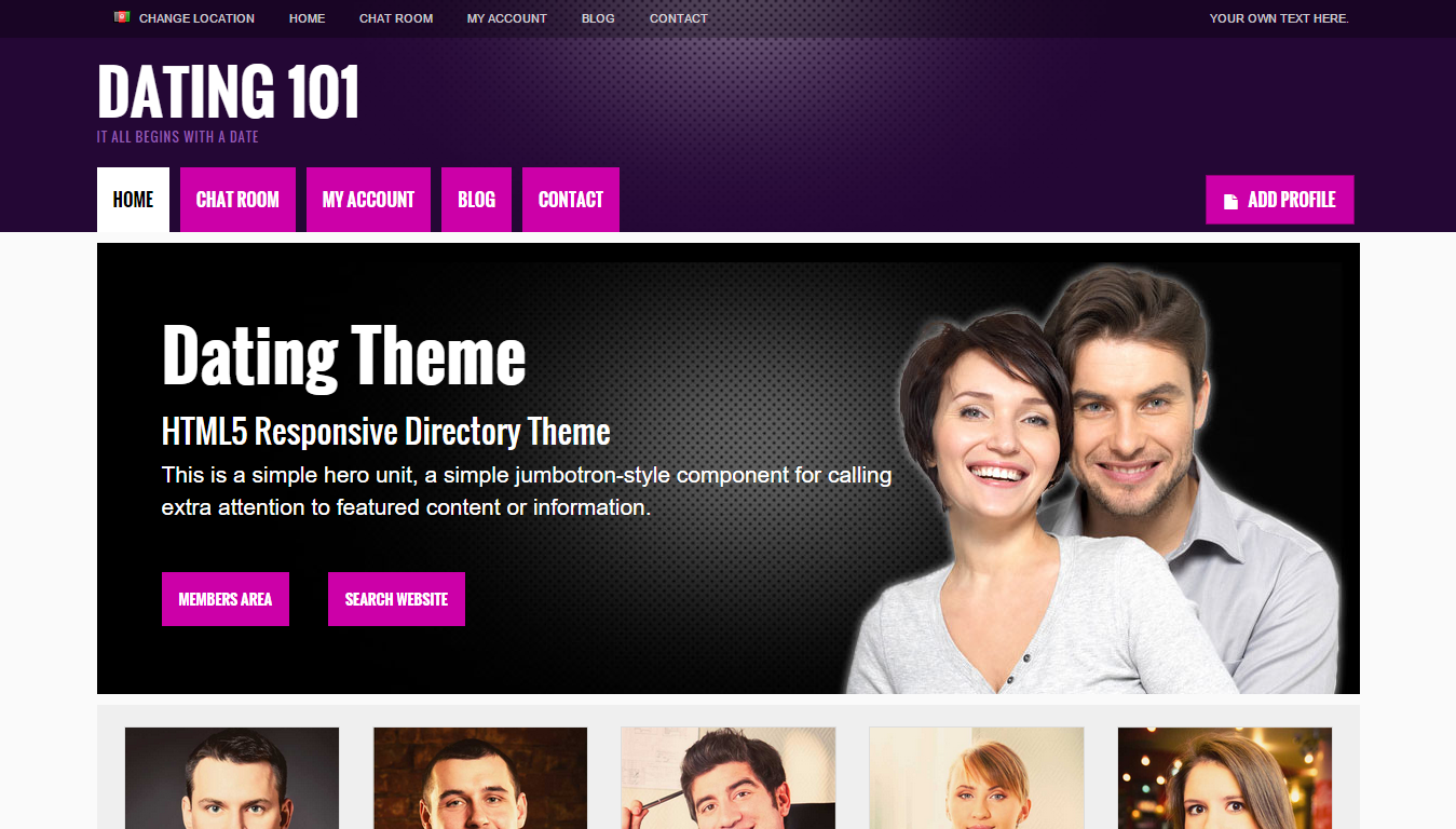 Online Dating- WordPress Dating Theme