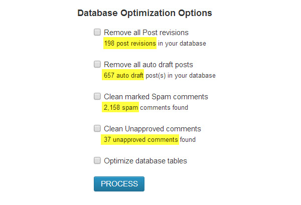 Optimize Database