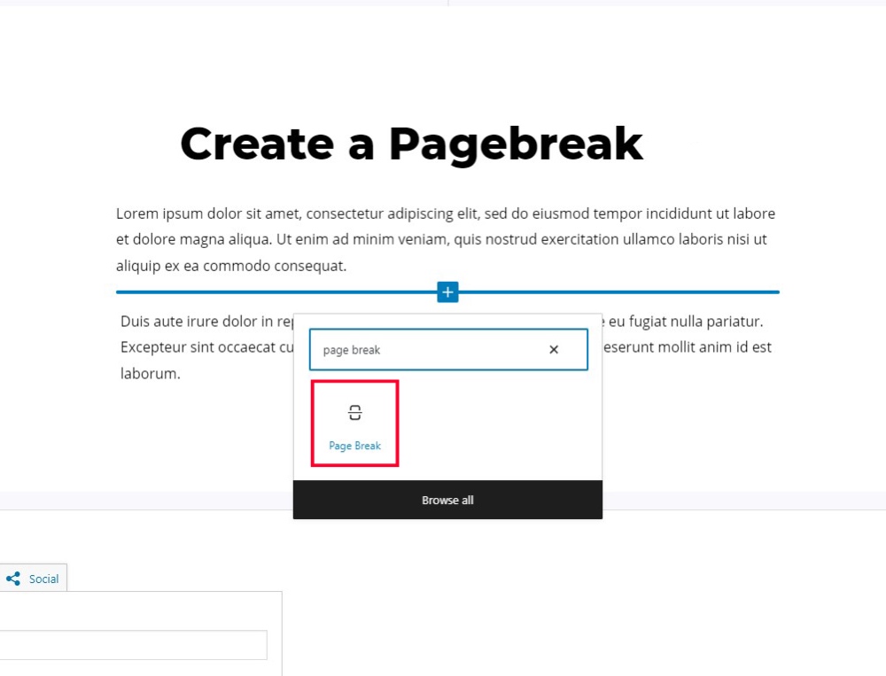 Page Breaks