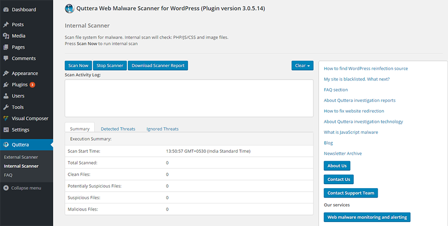 Quttera Web Malware Scaner