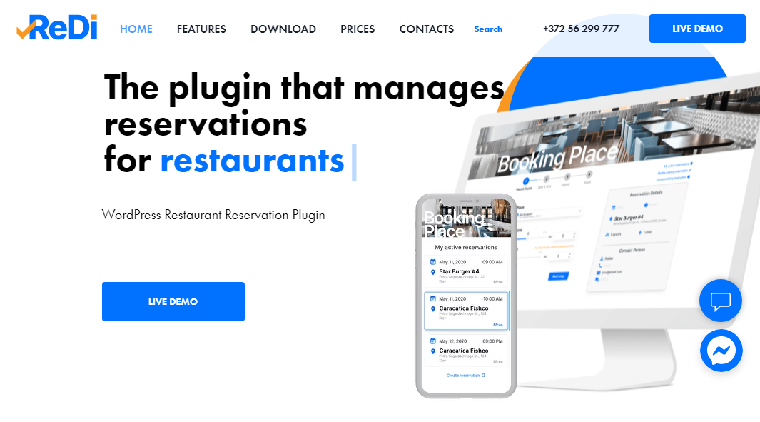 redi restaurant reservation wordpress plugin