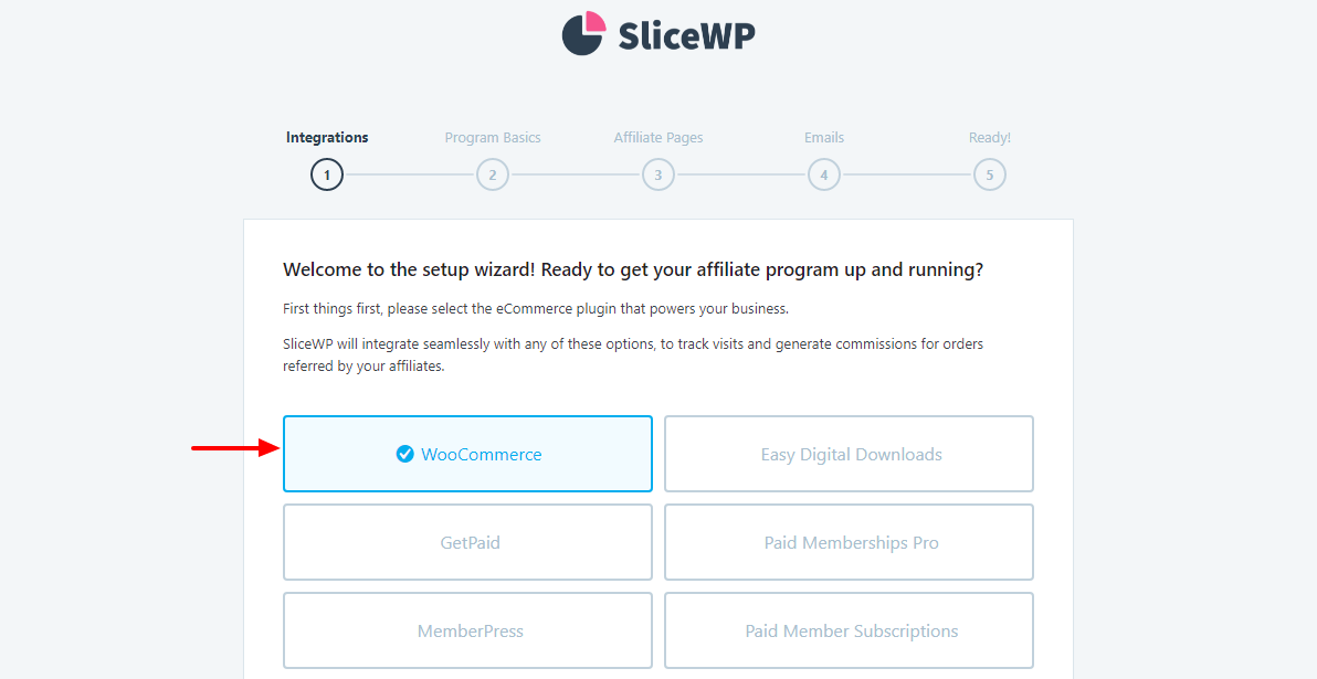 SliceWP - Setup Wizard