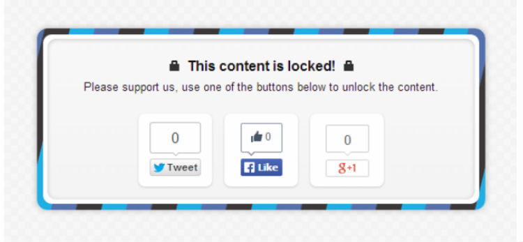 Social Locker for WordPress