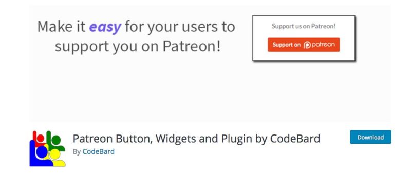 Patreon Buttons, Widgets, and Plugin