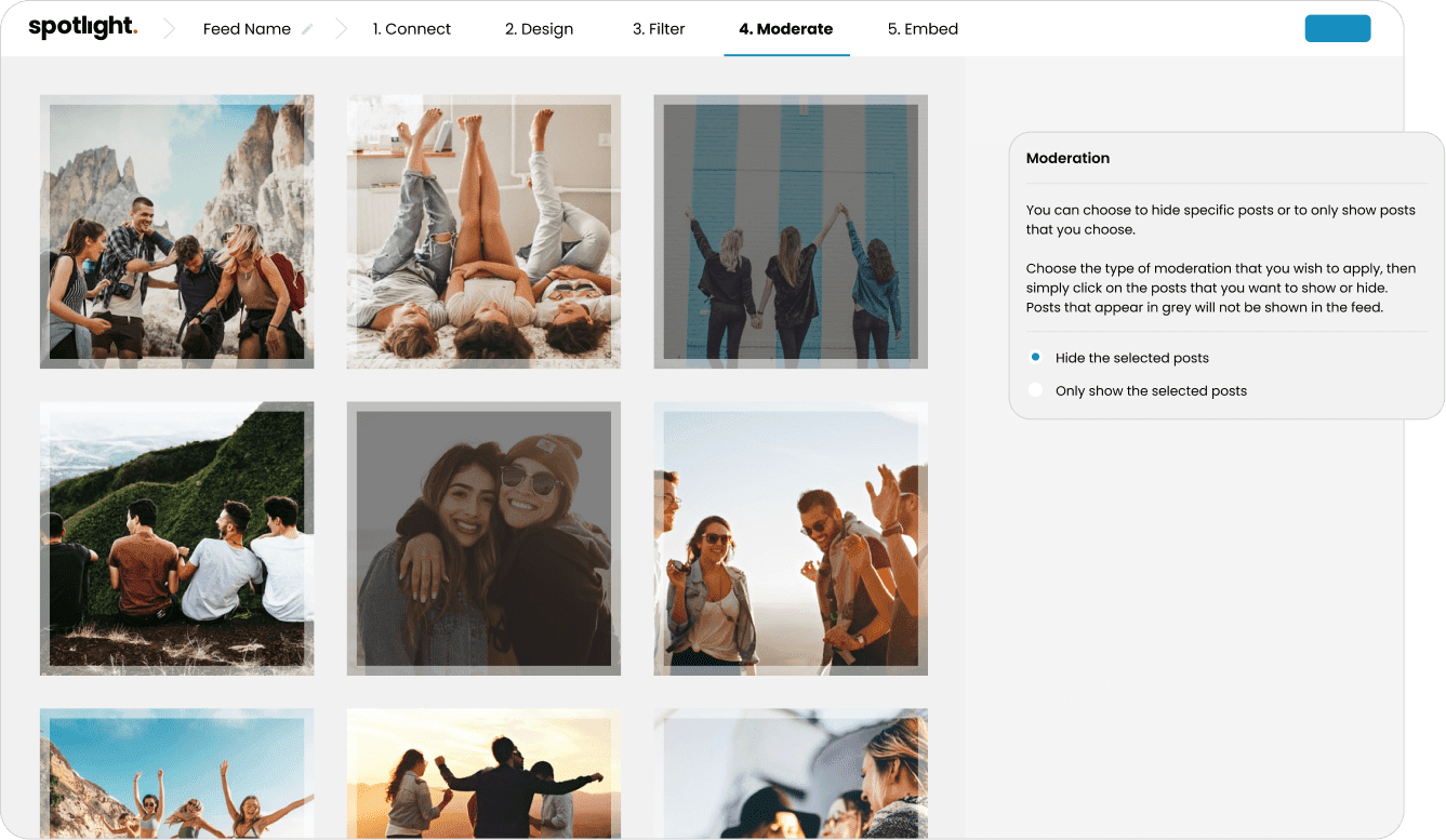 Spotlight Instagram Feeds Moderation