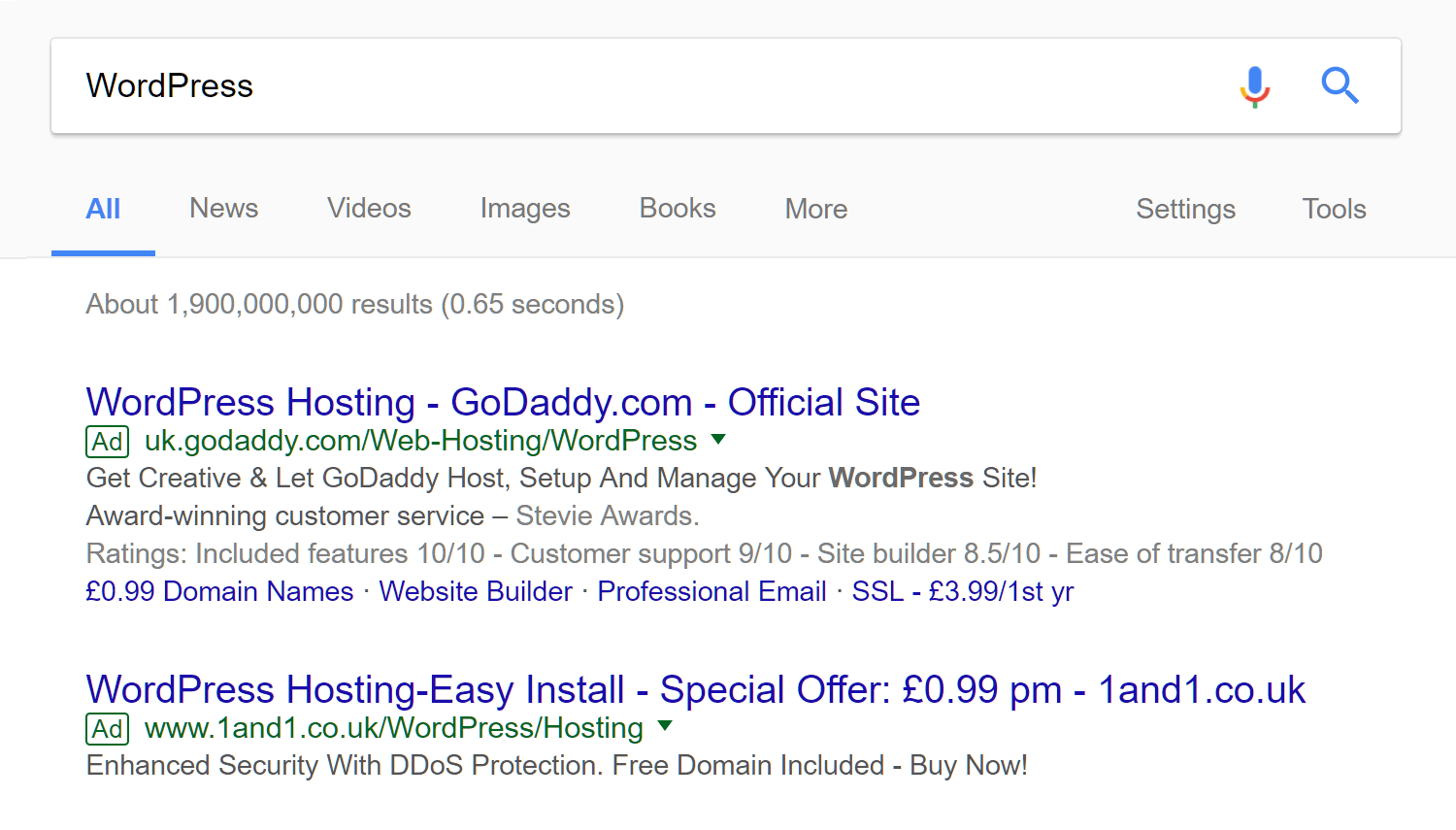 Search Engine Results Pages