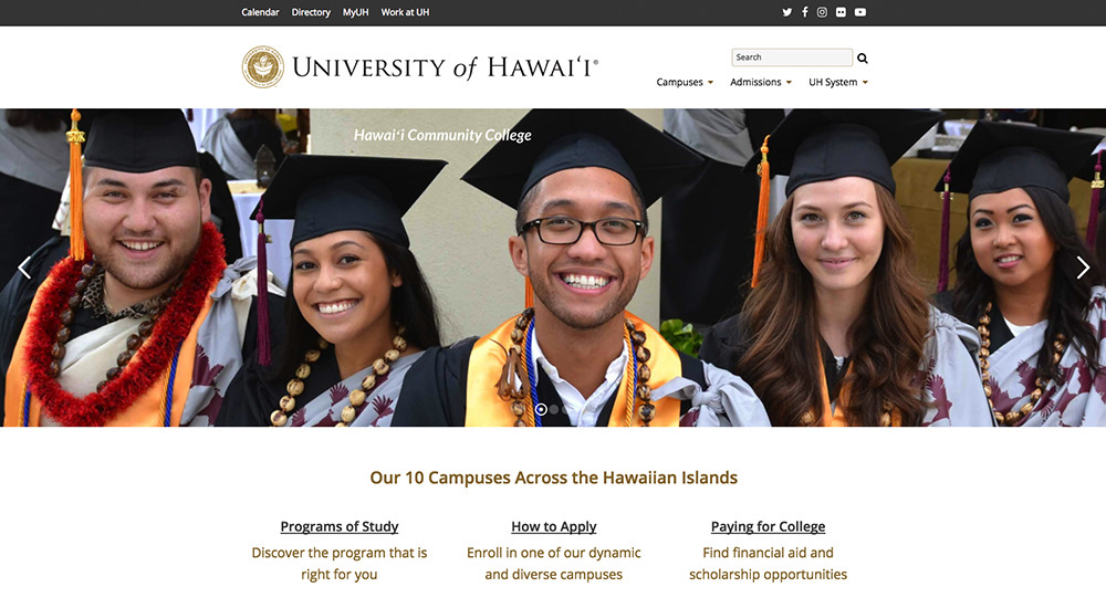 University of Hawaii: Total WordPress Theme