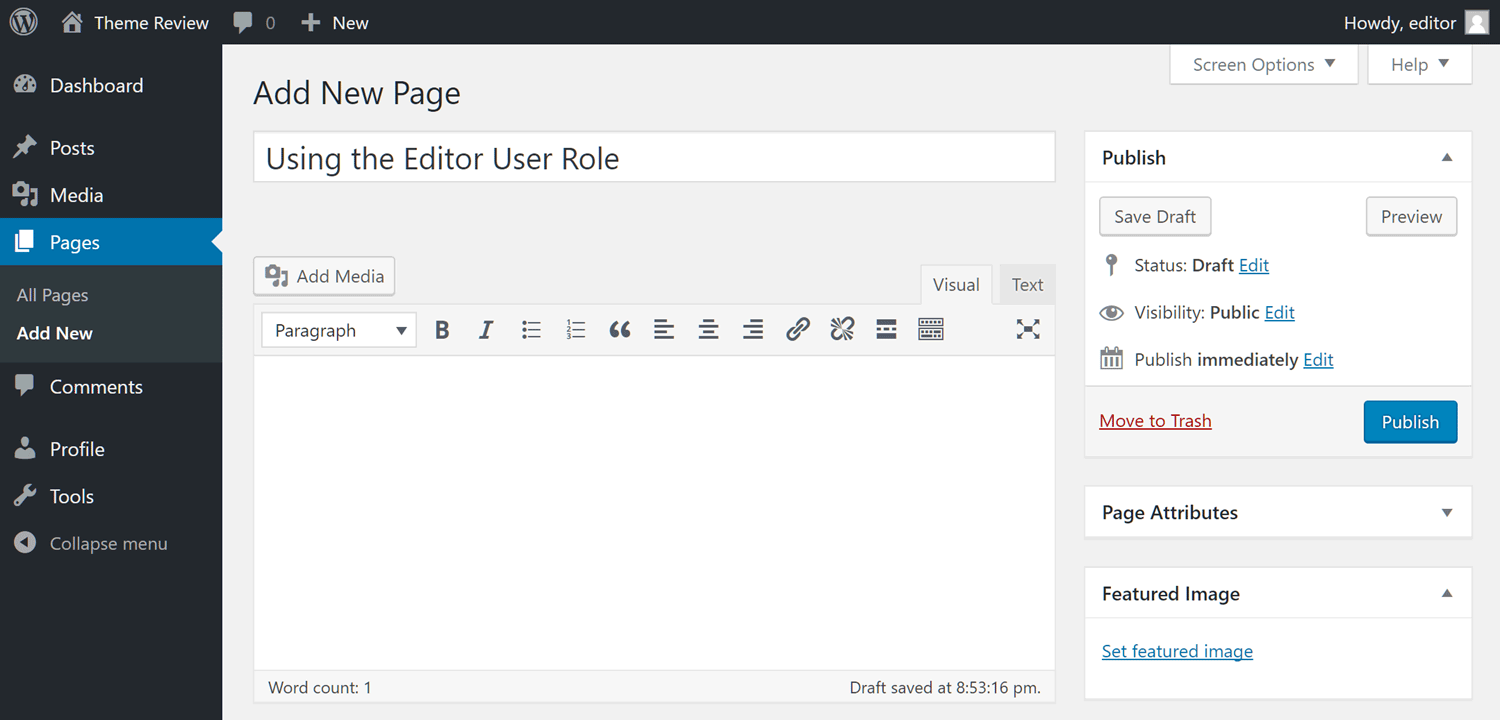  Editor Role Post Editor