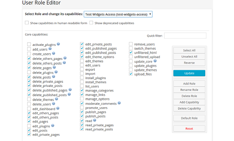 User Role Editor