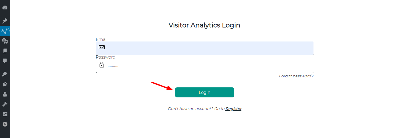 Visitor Analytics Login