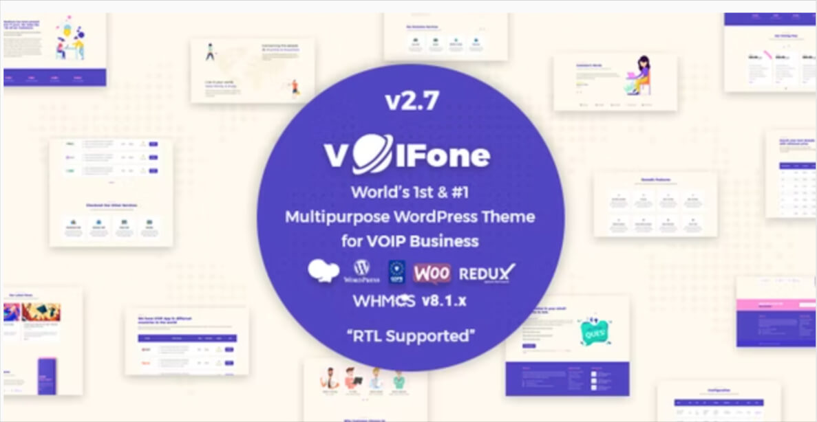 Voifone VOIP WordPress Theme