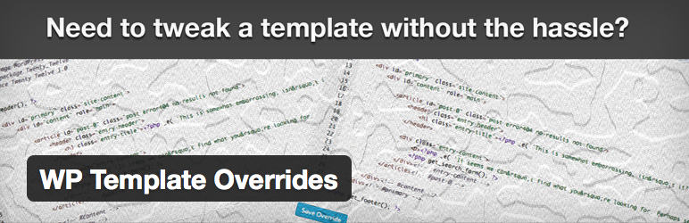 WP Template Overrides