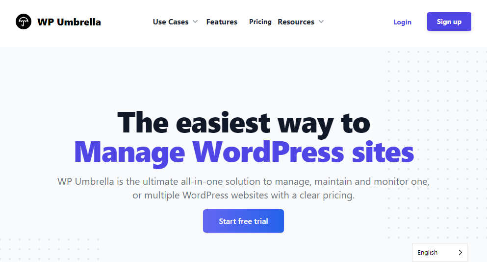 wp umbrella wordpress management plugin