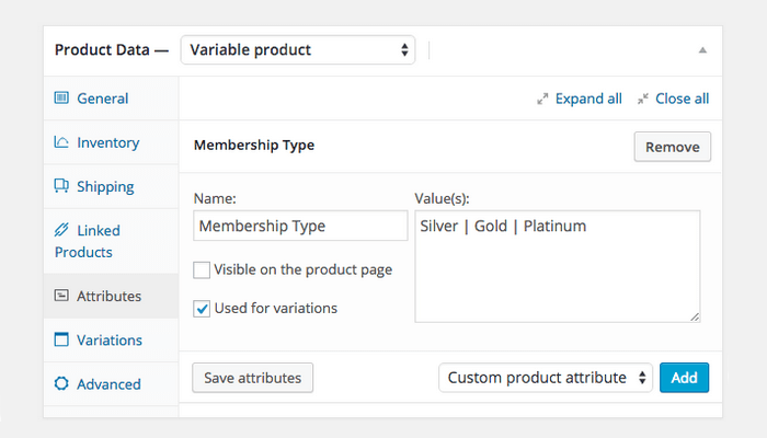 WooCommerce Memberships Add Values