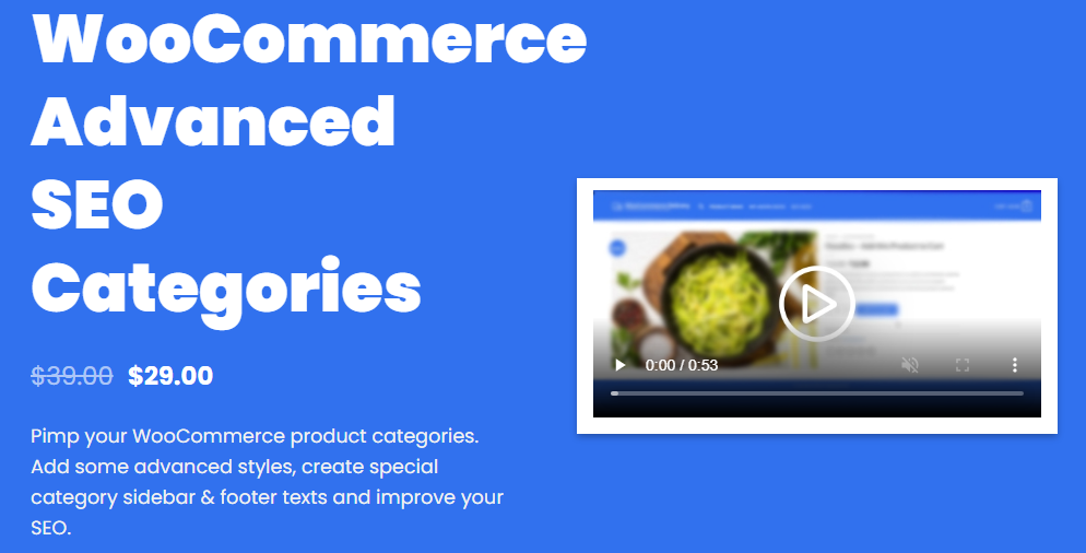 woocommerce seo and categories