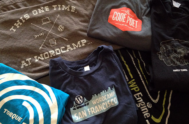 WordCamp San Francisco Swag