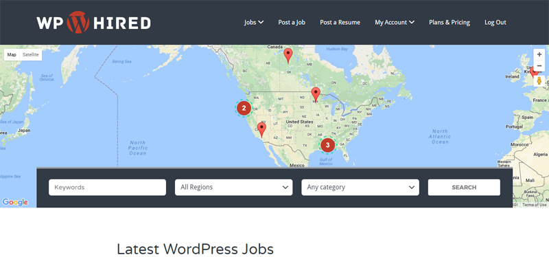 WordPress Jobs WPhired