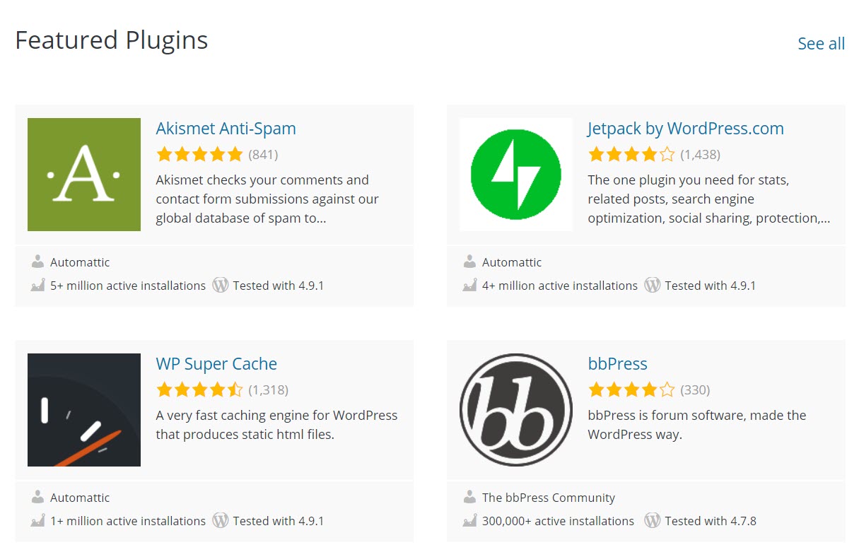 WordPress Plugins