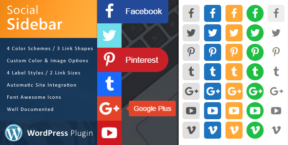 WordPress Social Sidebar