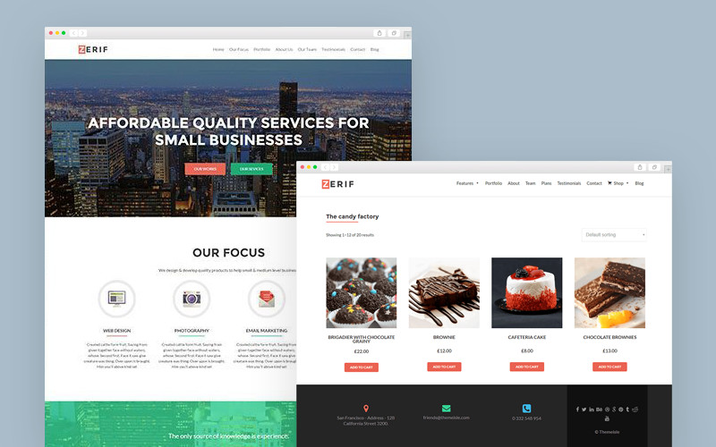 Best WordPress themes: Zerif Pro WordPress Theme