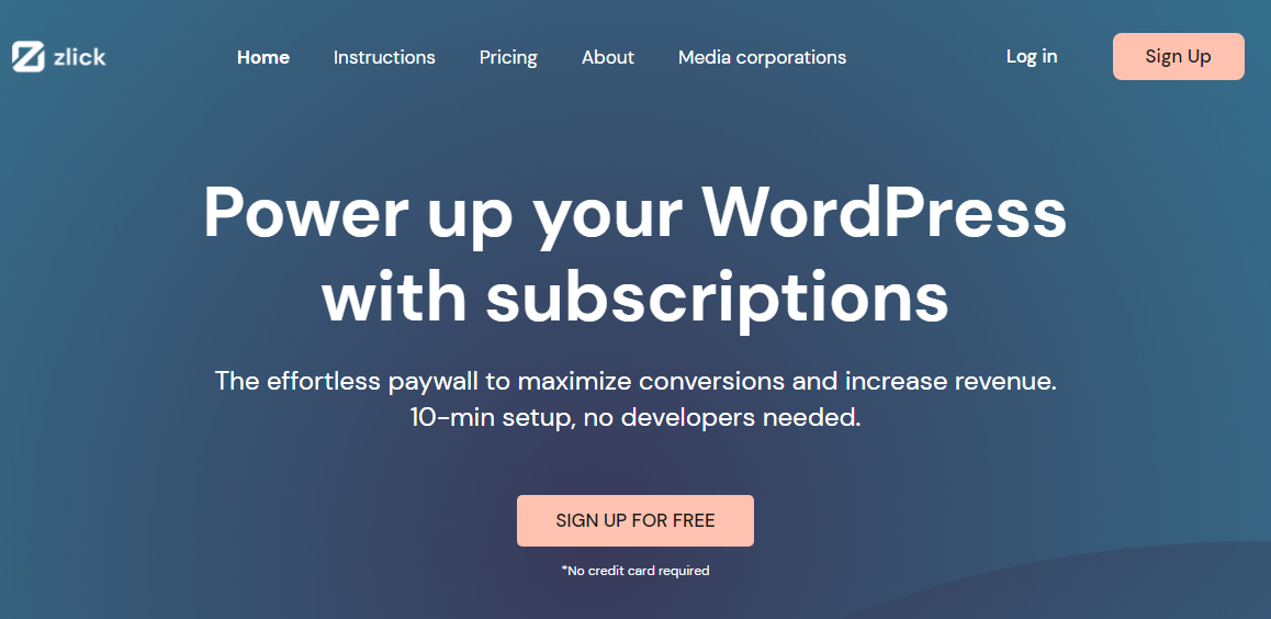 zlick paywall wordpress plugin