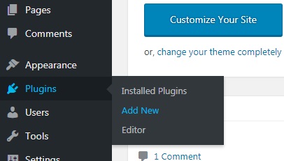 Add New Plugin - Joomla to WordPress