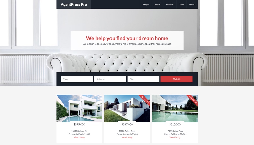 AgentPress WordPress Theme