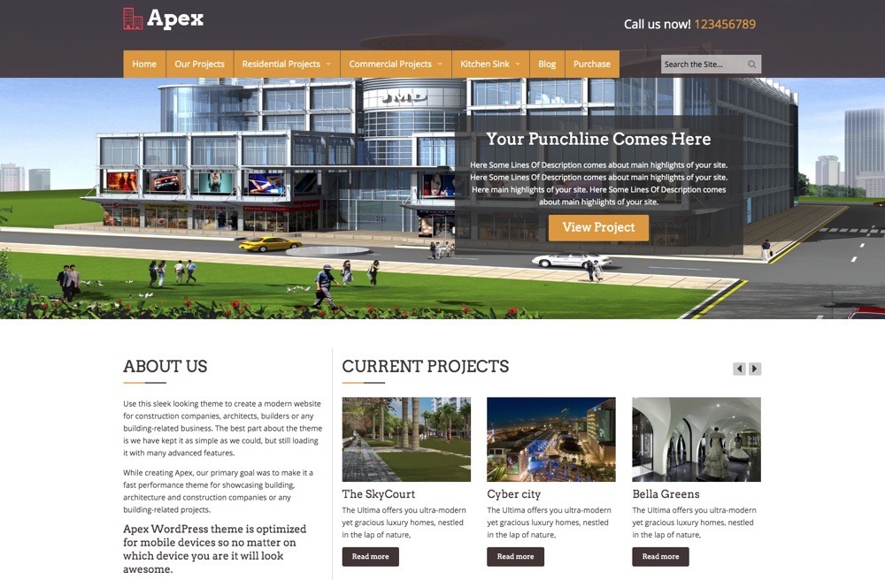 Apexa WordPress Theme