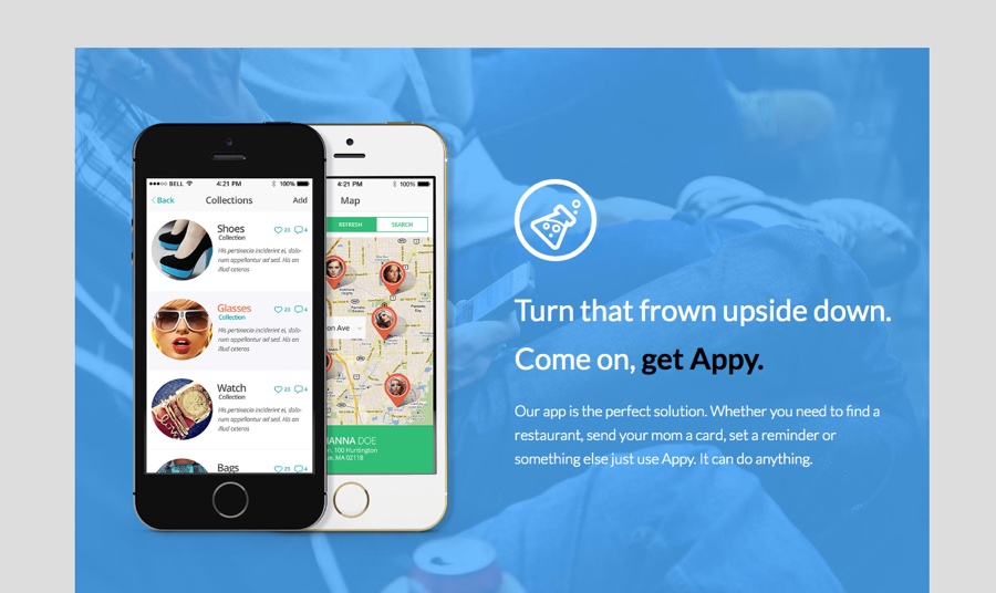 Appy Mobile Landing Page: A Total WordPress Theme Demo