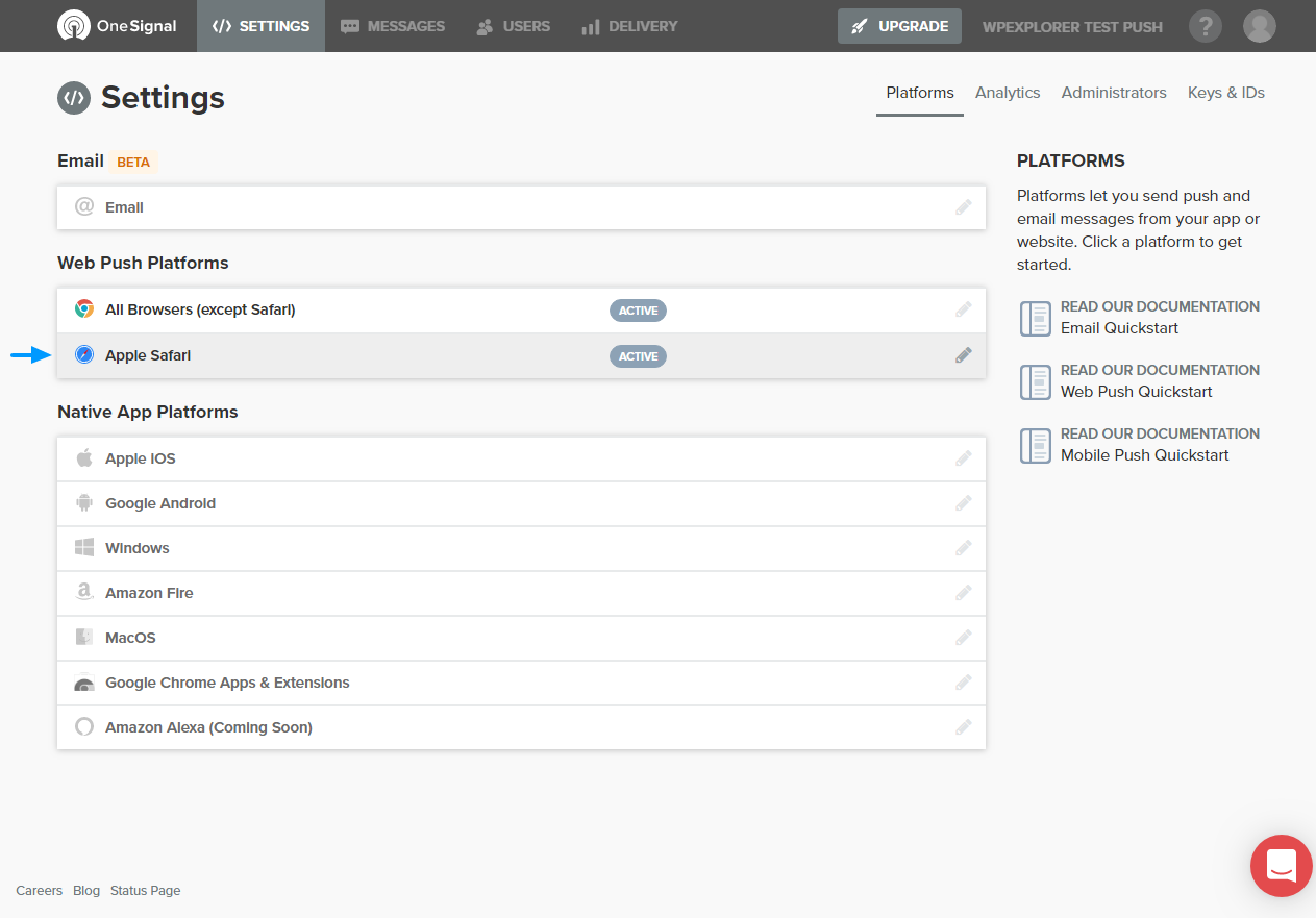 Admin keys. Web Push IOS Safari. Пуш уведомления для Safari в os x. ONESIGNAL примеры. Как Safari выводит Push уведомления.