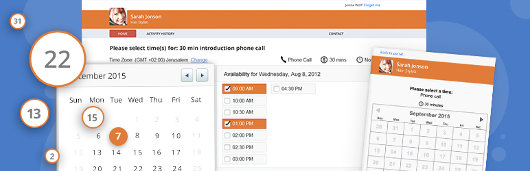 Appointment Booking and Online Scheduling Free WordPress Plugin