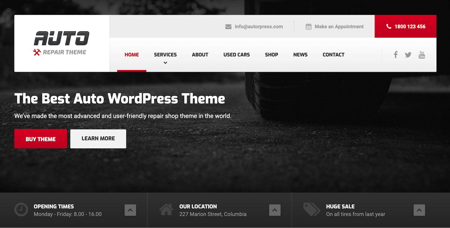 Auto WordPress Theme