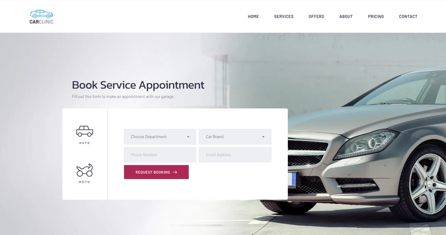 AutoTrader Car Dealership WordPress Theme