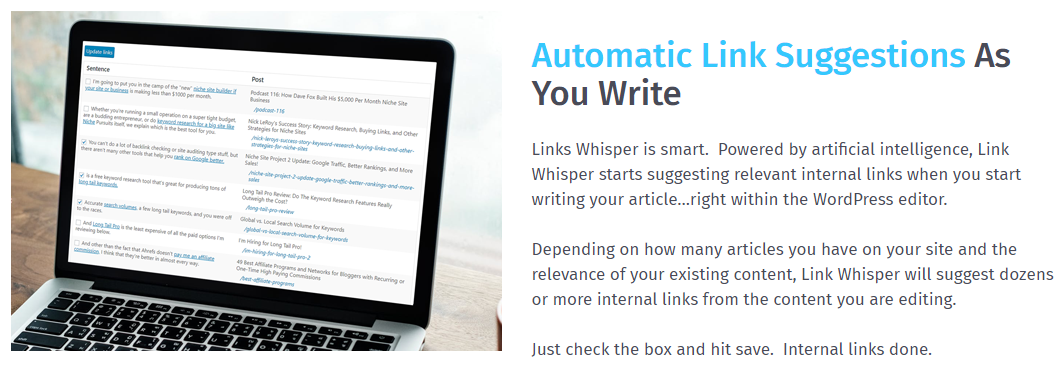 link whisper automatic link suggestions