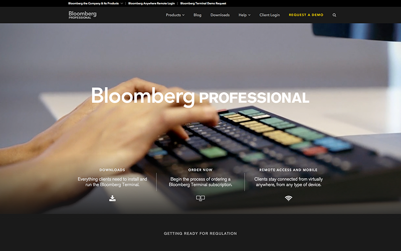 Awesome Examples of WordPress: Bloomberg