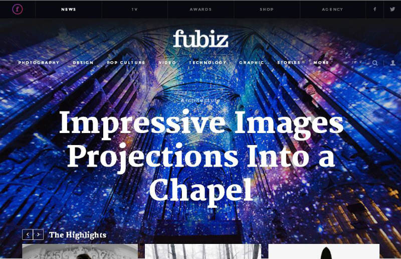 Awesome Examples of WordPress: Fubiz Media