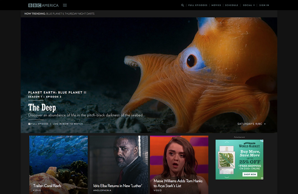 Big Name Brands That Use WordPress: BBC America