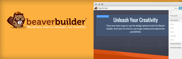 The Beaver Builder plugin