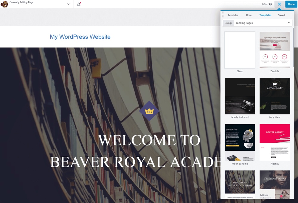 Beaver Builder Templates