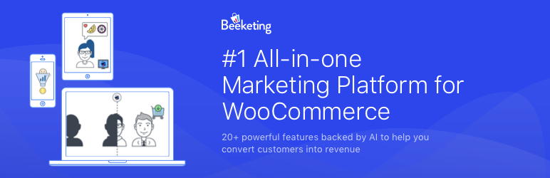 Beeketing WooCommerce Marketing Автоматизация Бесплатный плагин для WordPress