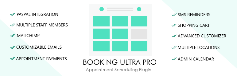Calendario de citas de Booking Ultra Pro Complemento gratuito de WordPress