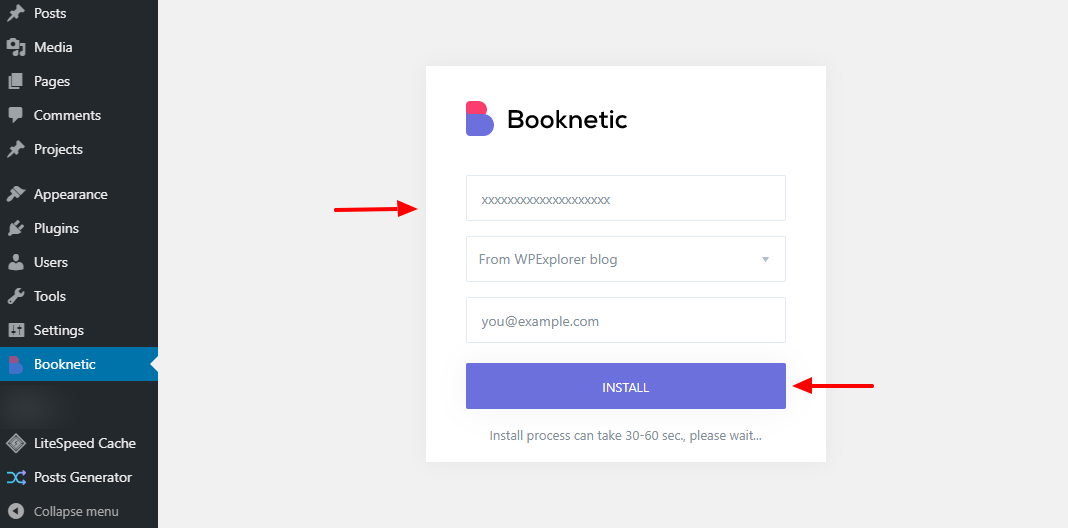 booknetic purchase code